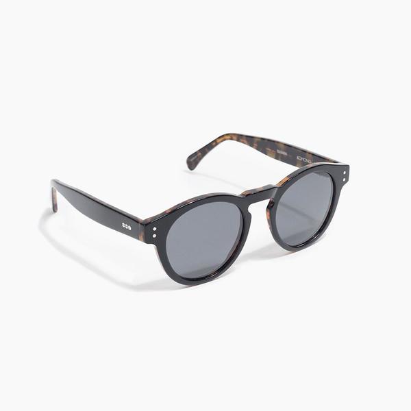 Komono Clement Fern Sunglasses (NEW) round black Komono Clement Black Clear Paisley | Garmentory main image 3