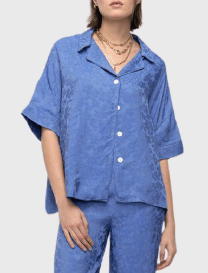 American Vintage Bukbay Short Sleeve Shirt - Sailor | Garmentory