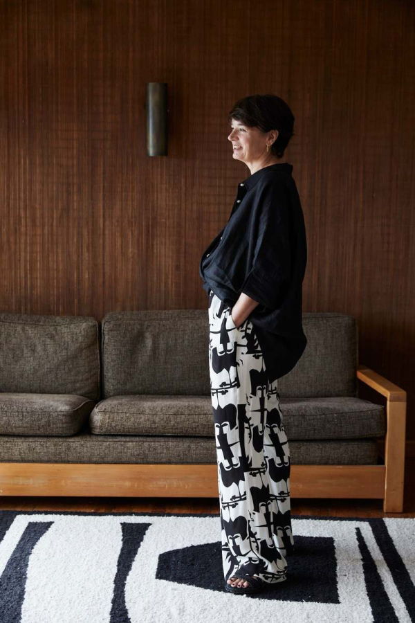 Laing Home Lou Printed Pant - Black/White