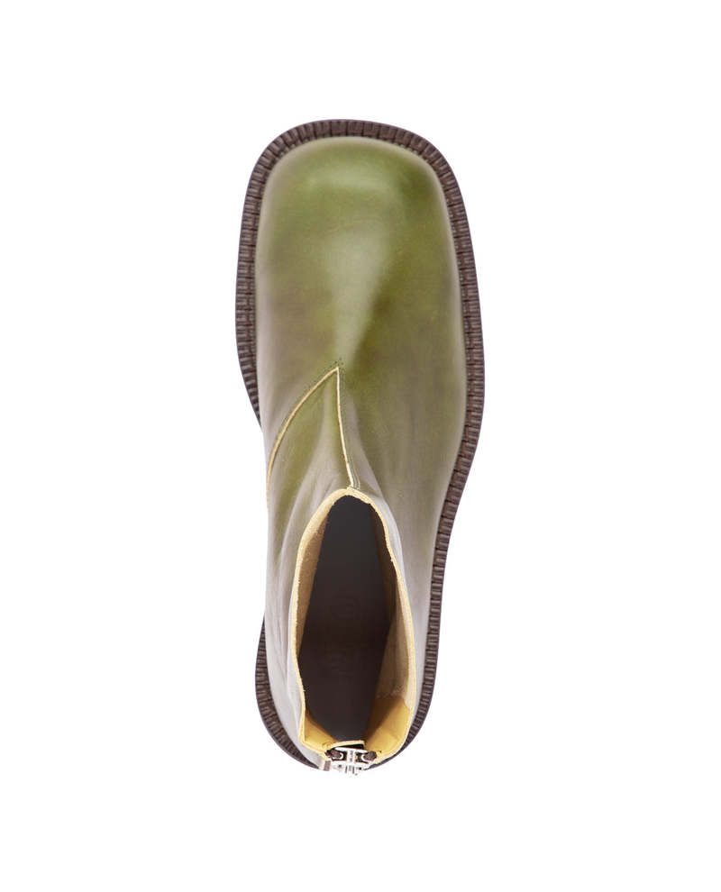 MM6 Maison Margiela Ankle Boot - Olive | Garmentory