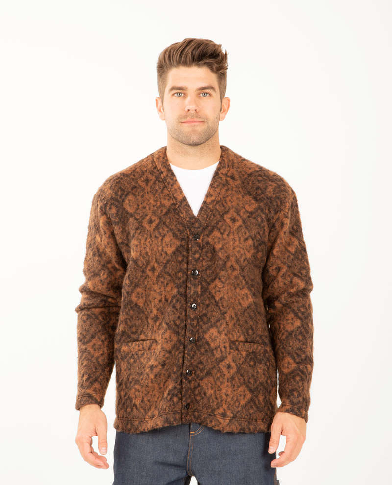 トップス MONITALY Shaggy V Cardigan Multi XL MONITALY Shaggy V Cardigan Multi XL Wool Monitaly Shaggy Cardigan