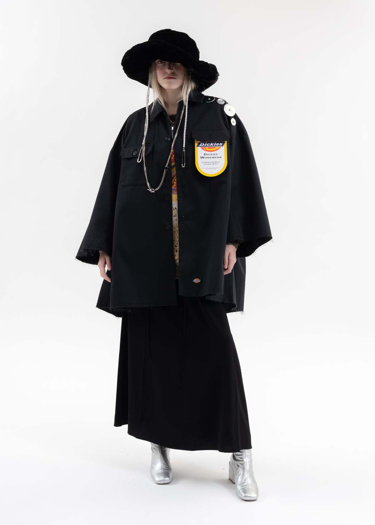 KIDILL×CA4LA 22-23AW Big Fur Hat black