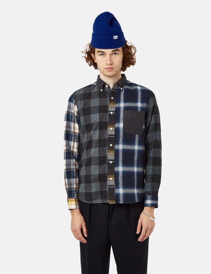 END. × BEAMS PLUS Flannel 6panel cap END. x Beams Plus 'Ivy League' Flannel Check 6 Panel Cap in