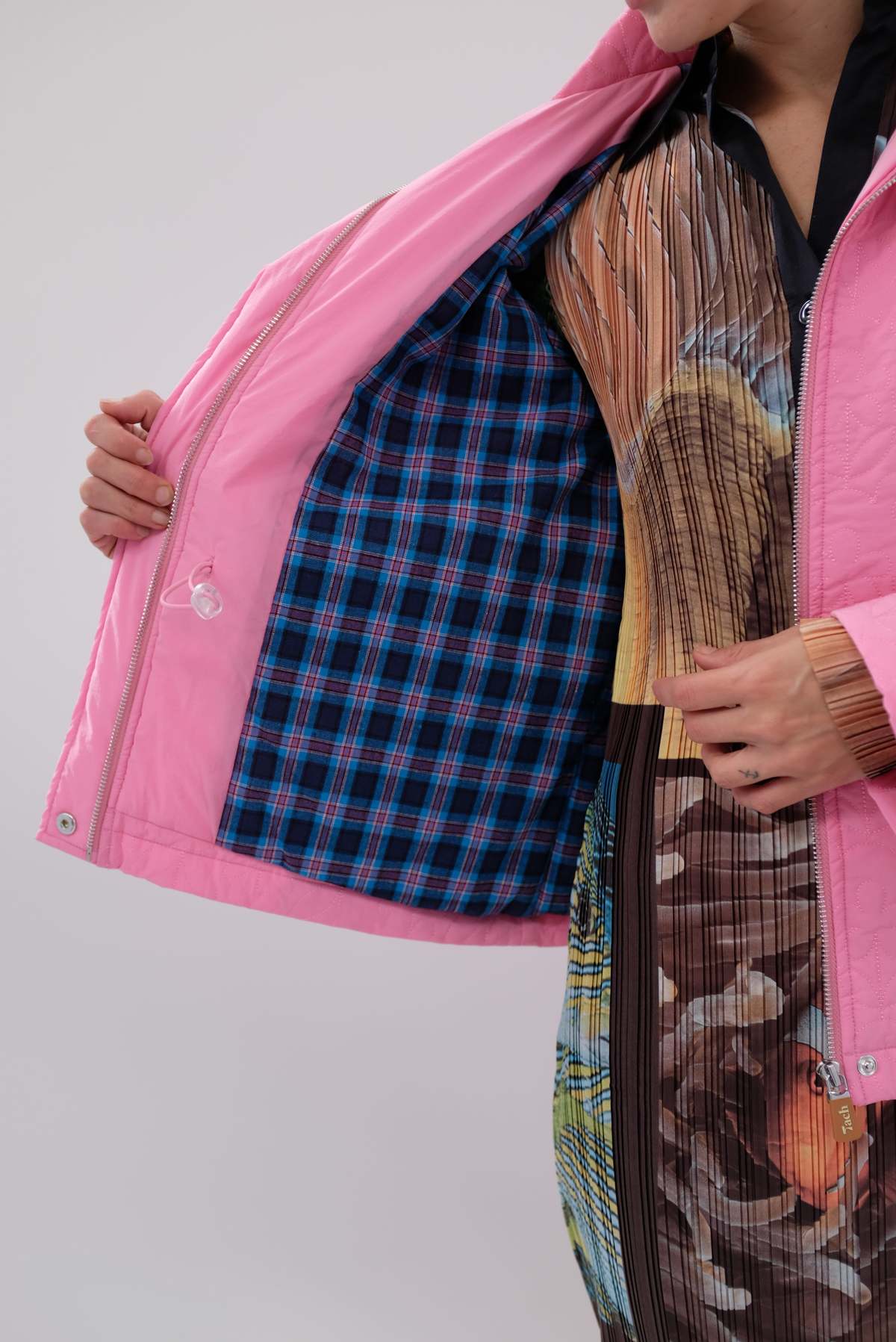 Tach Clothing Kika Floral Quilted Jacket Pink Garmentory