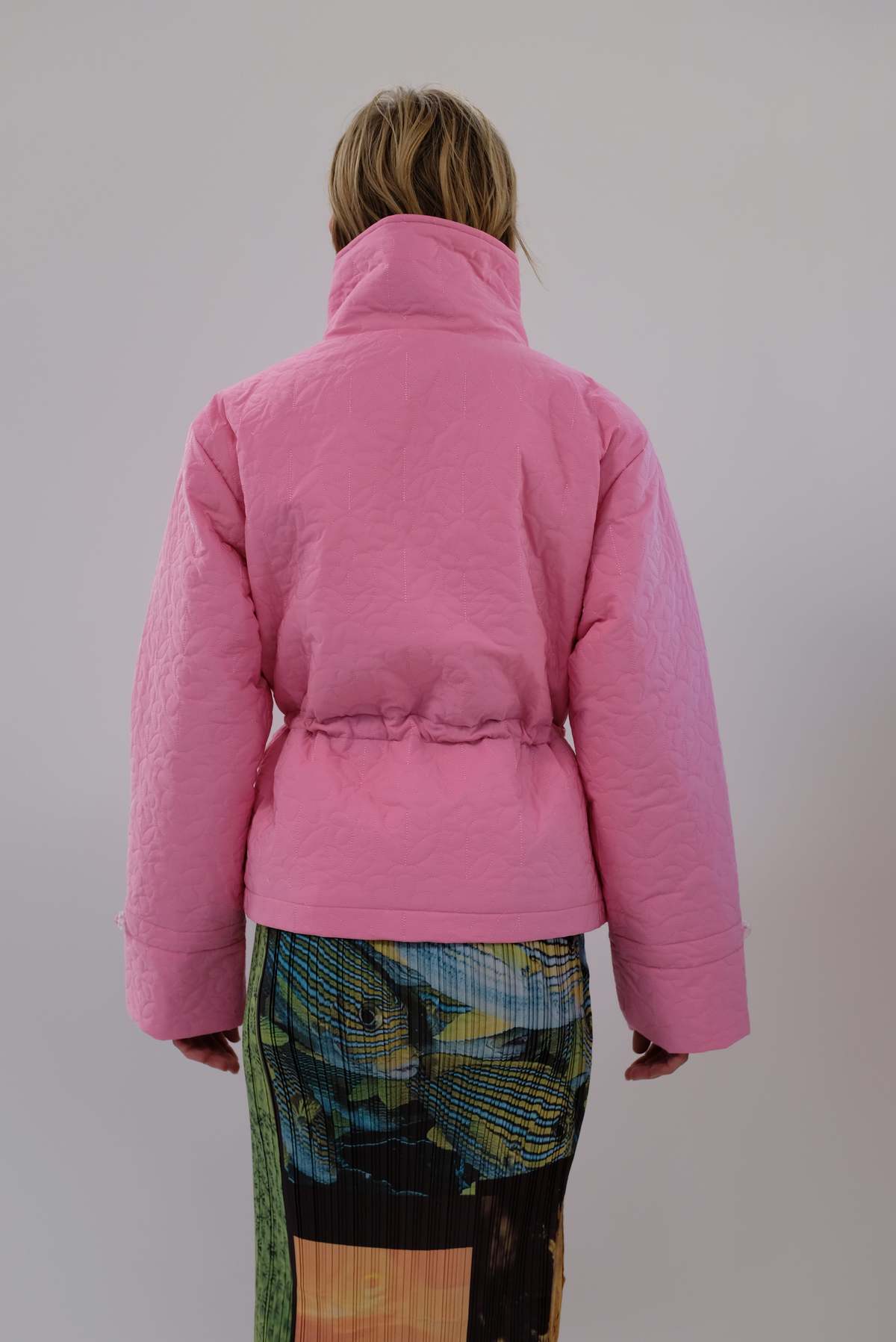 Tach Clothing Kika Floral Quilted Jacket Pink Garmentory