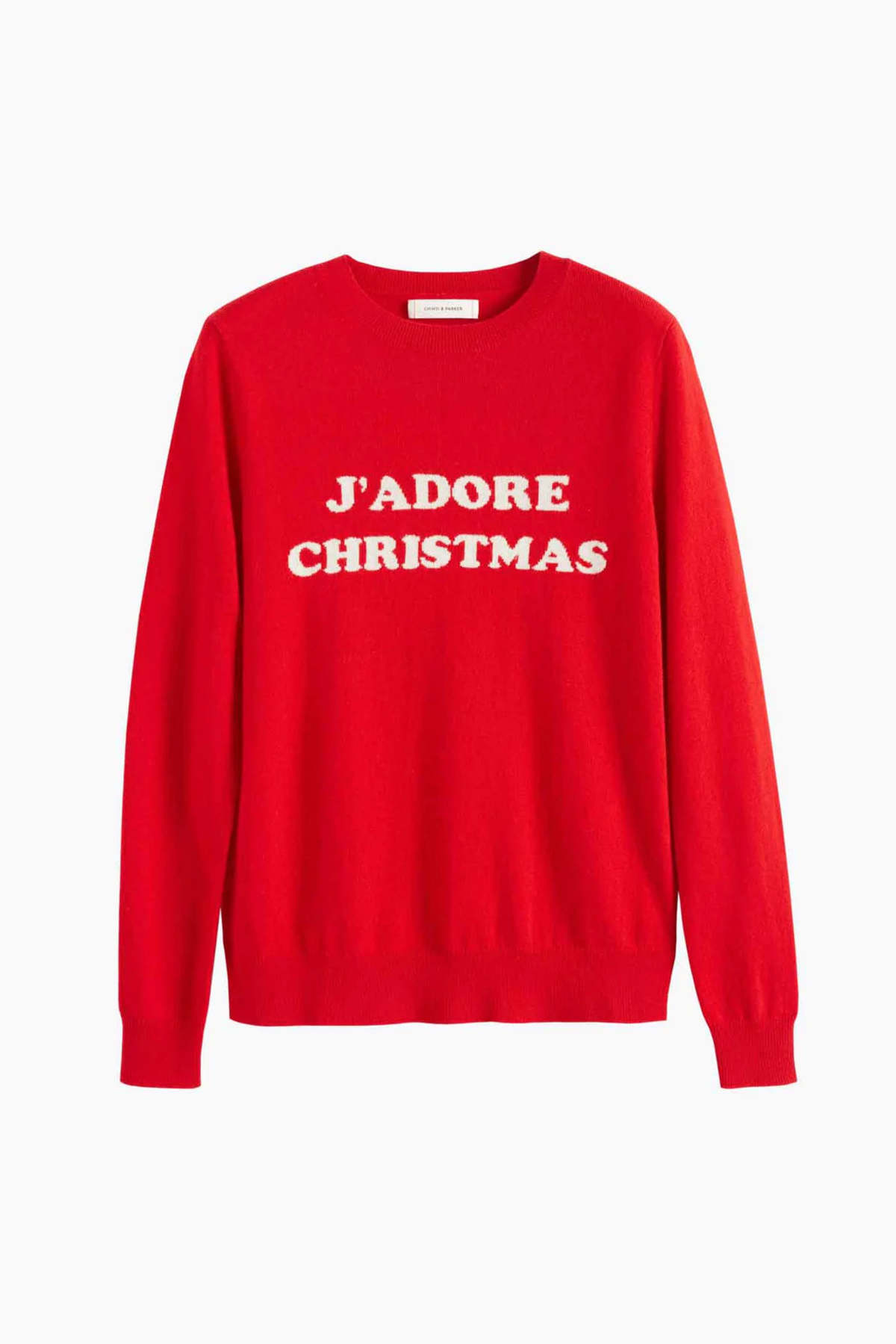 Chinti And Parker J'adore Christmas Sweater - Red | Garmentory