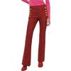 Derek Lam Robertson Flare Trouser - Merlot - Thumbnail 2