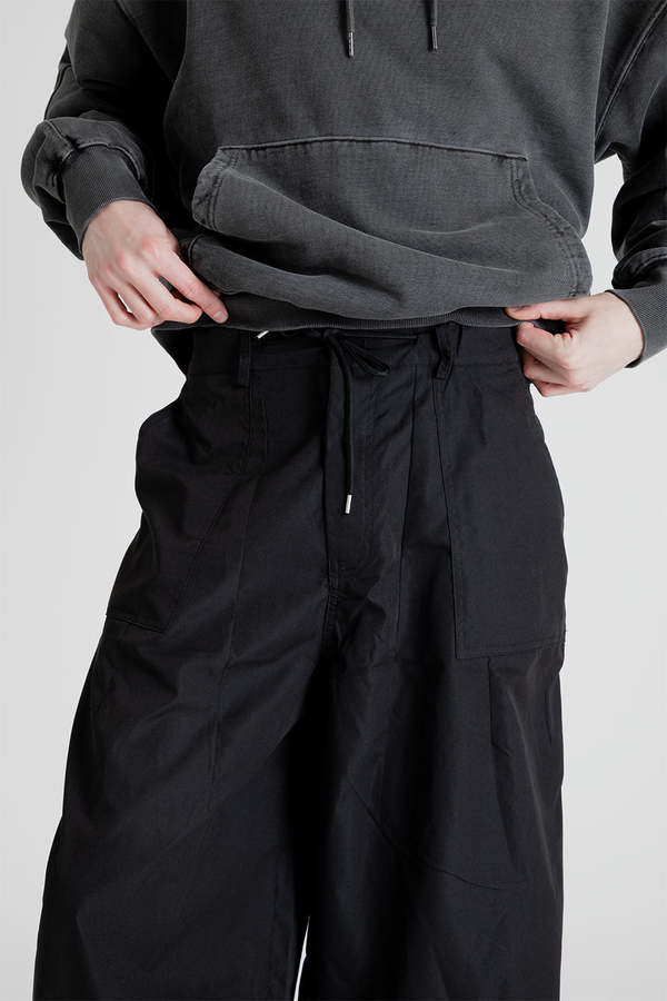 FRIZMWORKS Poplin Balloon String Pants - Black | Garmentory