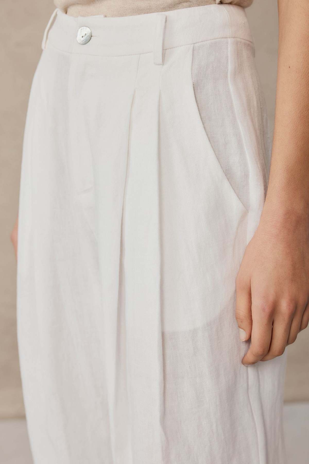 MARLE Willow Pant - White - Image 2 of 5