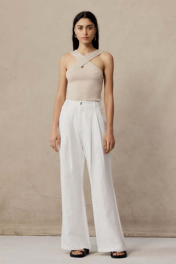 MARLE Willow Pant - White