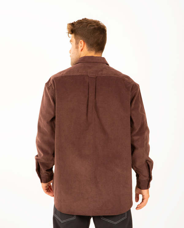 s.k. manor hill Savant Shirt - Brown | Garmentory