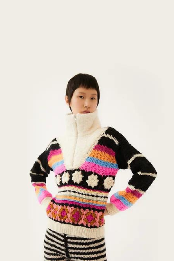 Tach Clothing Ornella Hand Knitted Sweater Multi Garmentory