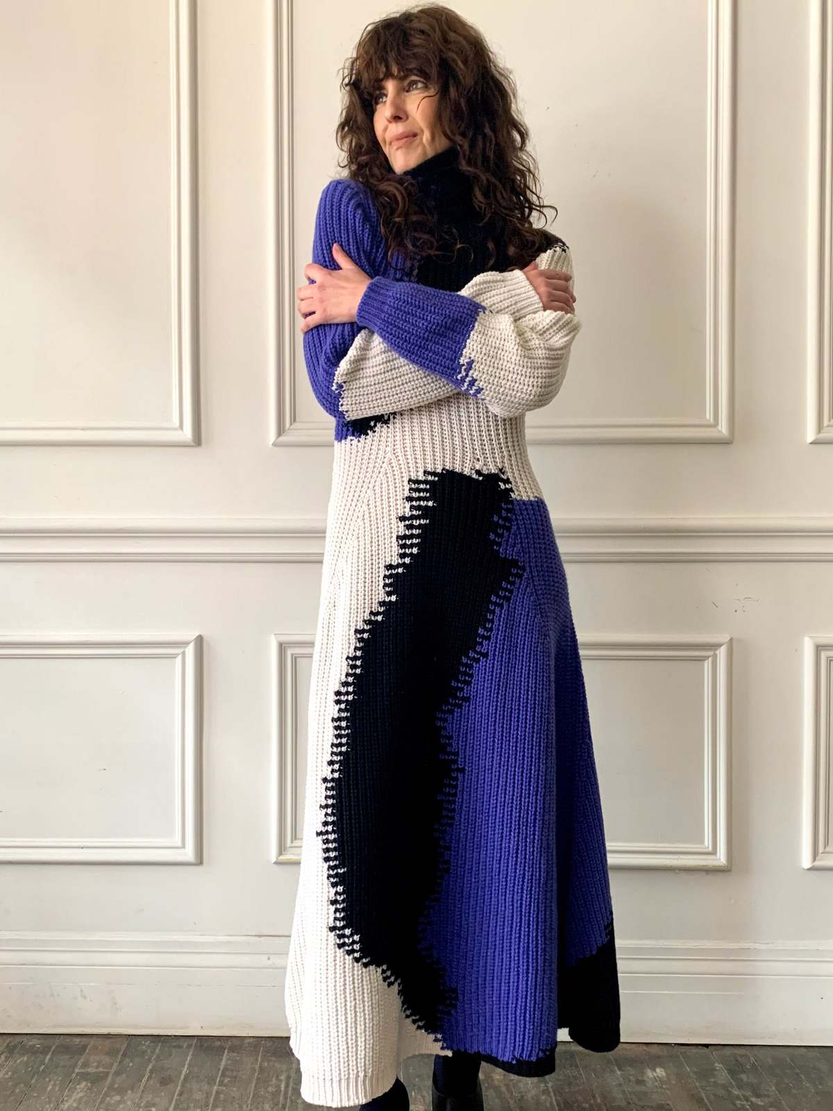 CHRISTIAN WIJNANTS Intarsia Dress - Anemone - Image 1 of 3