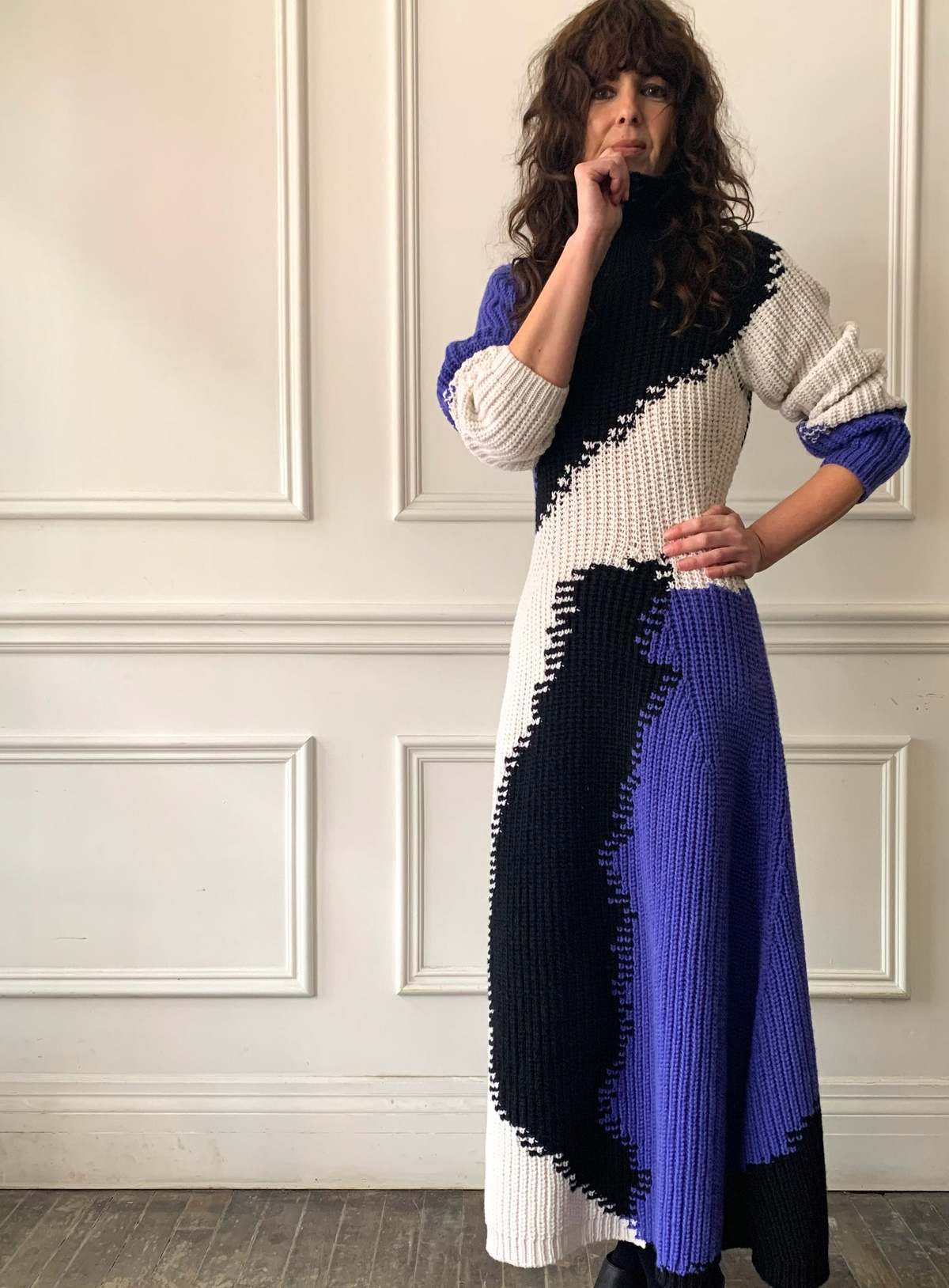 CHRISTIAN WIJNANTS Intarsia Dress - Anemone - Image 3 of 3