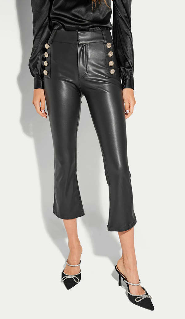 Generation Love Amirah Vegan Leather Pant Black Garmentory