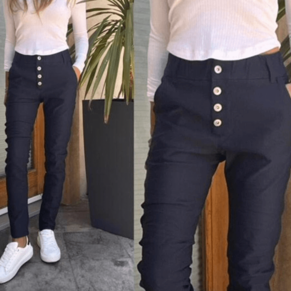 Pantalon Bevy Flog Taille 30 – Bootcut Marron, Neuf Avec étiquettes
