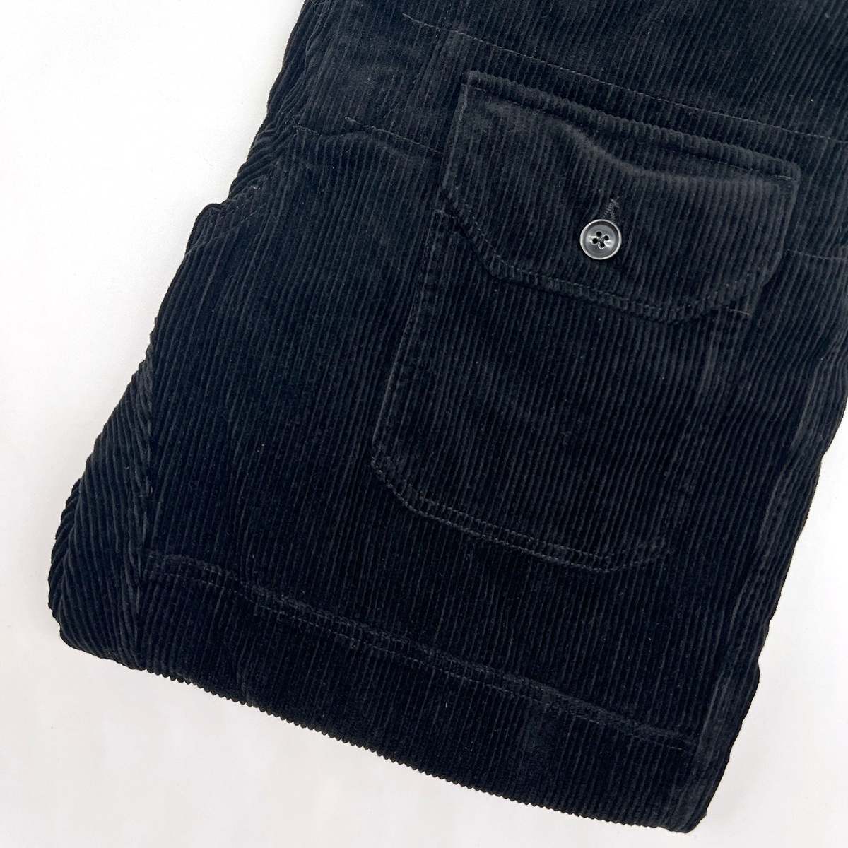 Engineered Garments Cotton 8W Corduroy Deck Pant - Black | Garmentory