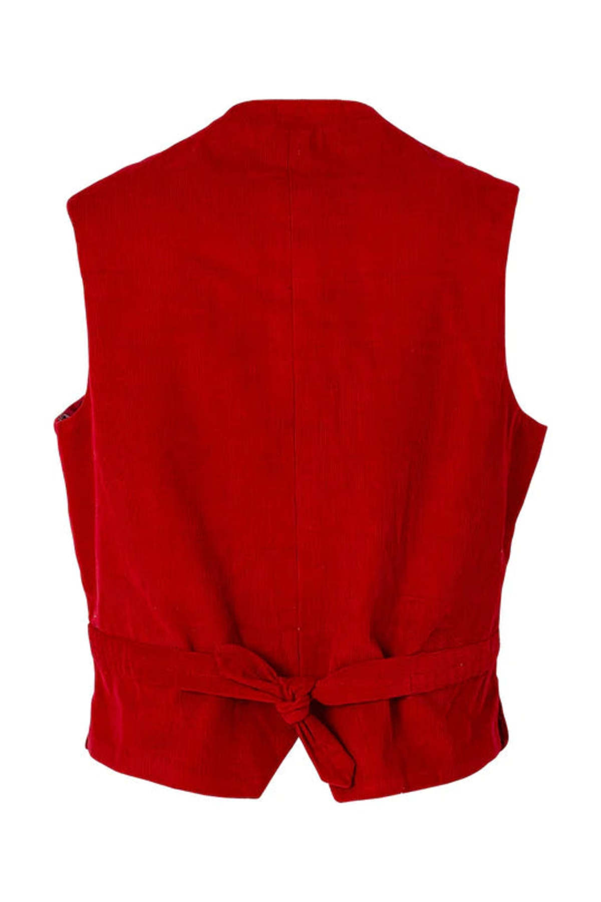 Alix Of Bohemia Wyatt Cord Vest - Ruby - Image 4 of 5