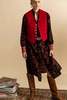 Alix Of Bohemia Wyatt Cord Vest - Ruby - Thumbnail 5