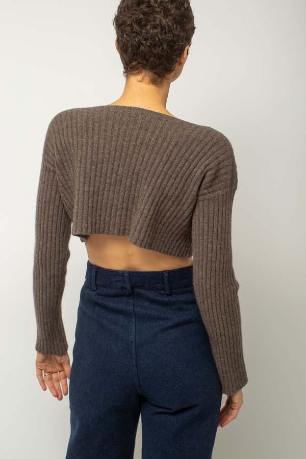 Baserange Macau Longsleeve - Brown | Garmentory