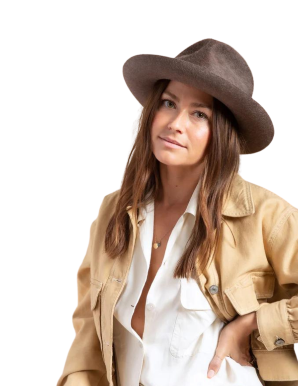 Hat Attack Nell Crusher Hat - Brown | Garmentory display picture 1