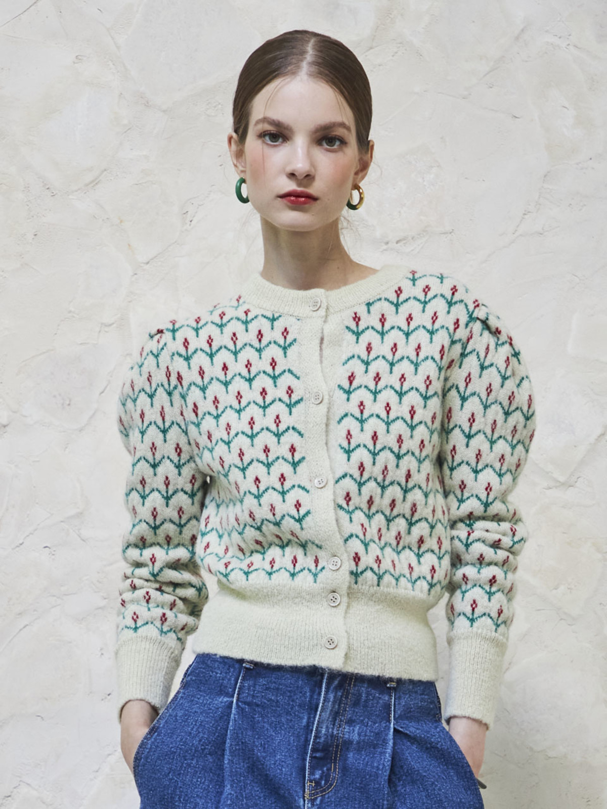 Maison De Ines Botanical Garden Cardigan - Multi - Image 5 of 5