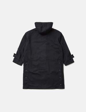 Engineered Garments Oversized Fireman Duffle Coat - Dark Navy Blue