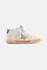 Golden Goose Men's Mid Star Sneakers - White/Leo/Platinum Star - Thumbnail 1