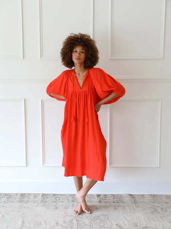 Mille Saffron Dress Poppy Garmentory