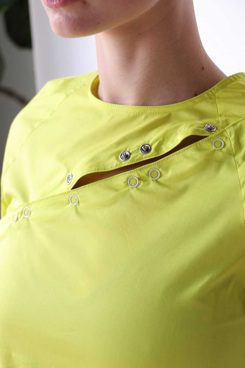 【送料&関税込】Ganni Fuchsia Cotton Top GANNI Floral-print stretch-mesh turtleneck top | THE OUTNET