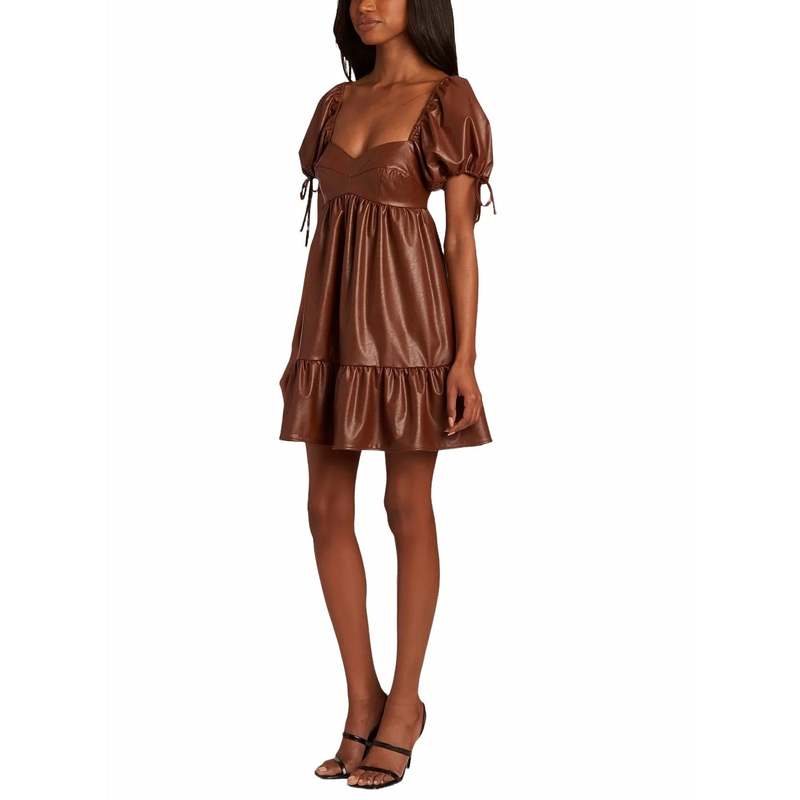 Amanda Uprichard Sicily Dress - Brown