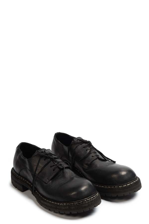 Guidi GR02V Derby Daddy Lace Up shoes - Black | Garmentory