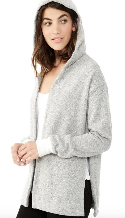 Alternative Apparel Drifter Textured Hoodie | Pepper Alternative Apparel Drifter Textured Hoodie | Pepper