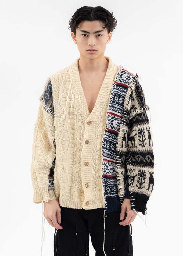 DISCOVERED ディスカバード NORDIC COLLAGE KNIT 71009644 Nordic 