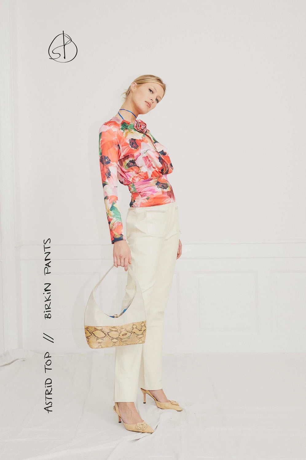 トップス soor ploom Astrid blouse 4y Soor Ploom Astrid Blouse - Meadow Print – Casp Baby Mommy