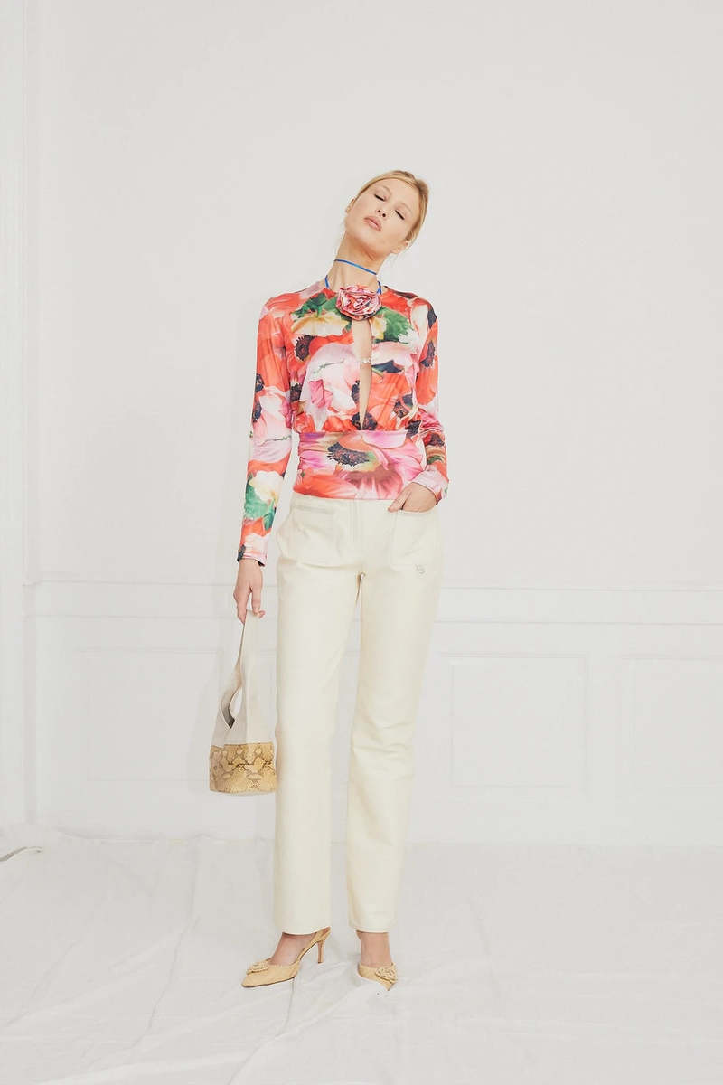 Saks Potts Astrid Top - Flower | Garmentory