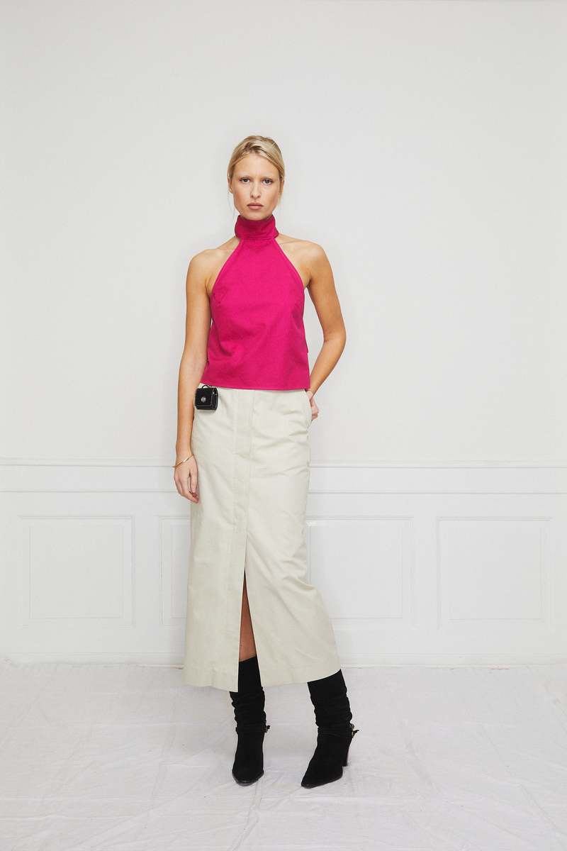 Saks Potts Marbella Top - Raspberry