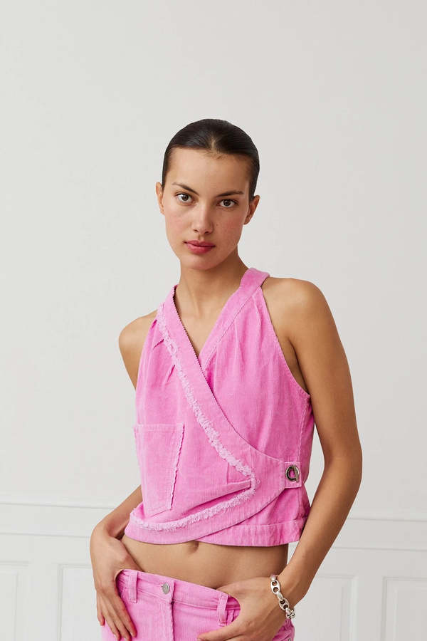 Saks Potts Marie Top - Pink | Garmentory