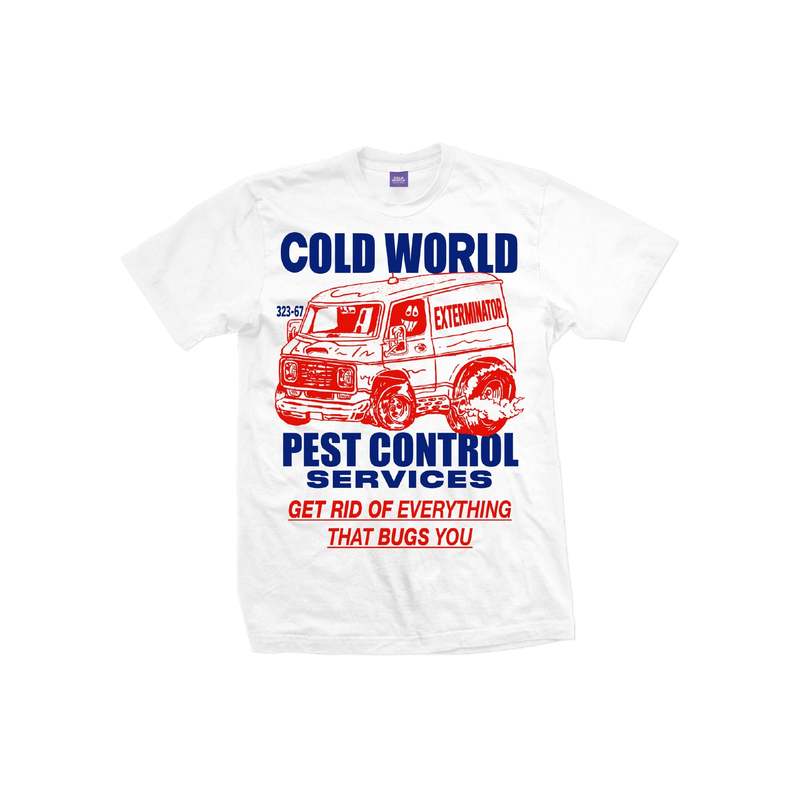 【FRIZMWORKS 】PEST CONTROL TEE Pest Control Tee - White | Garmentory