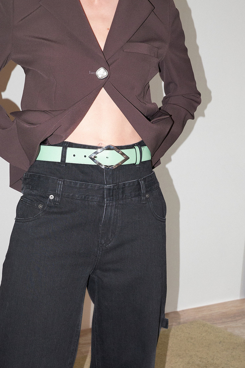 Ganni Diamond Belt - Peapod | Garmentory