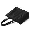 MAKR Offset Tote - Black - Thumbnail 1