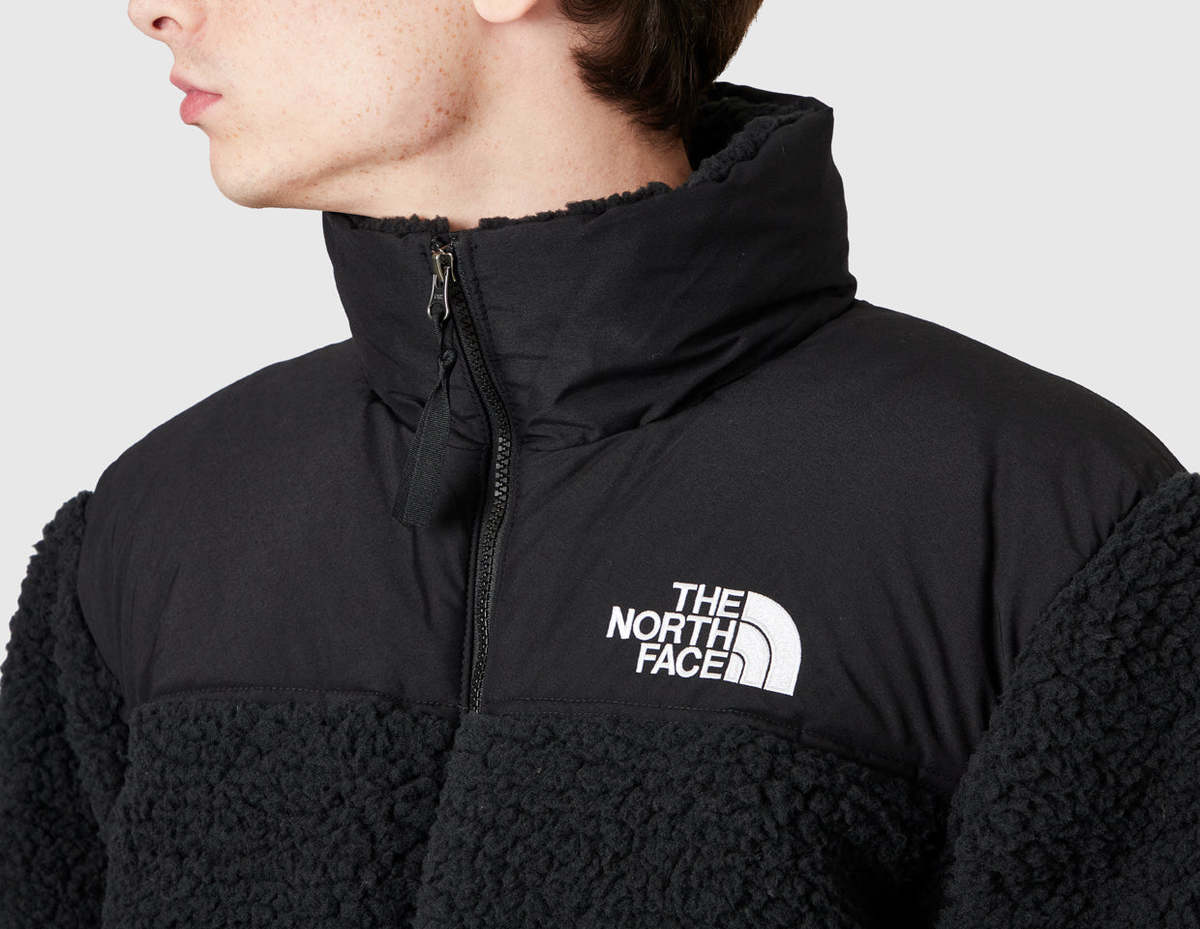 The North Face High Pile Nuptse Jacket - TNF Black | Garmentory