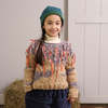 Kids  Tia Cibani Child Ellsworth Abstract Pullover Sweater -  Blackberry - Thumbnail 6