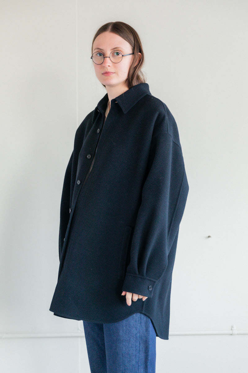 Auralee DOUBLE CLOTH SUPER FINE MELTON HAND SEWN JACKET
