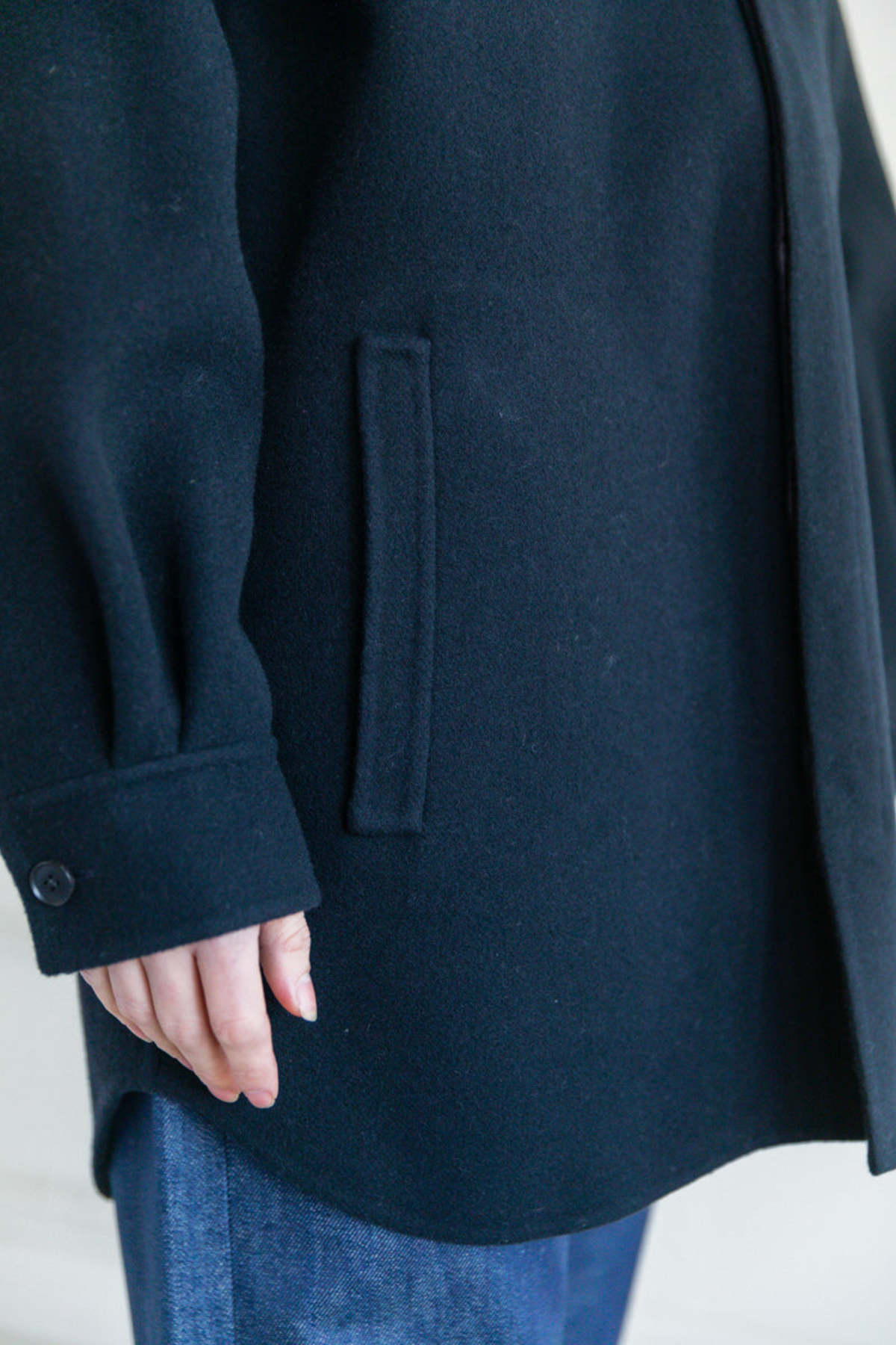 ジャケット・アウター AURALEE DOUBLE CLOTH MELTON HALF COAT AURALEE BRUSHED ALPACA WOOL MELTON HALF COAT -style- – Chum!