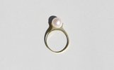 Saskia Diez Pearl Ring Solitaire - Thumbnail 6