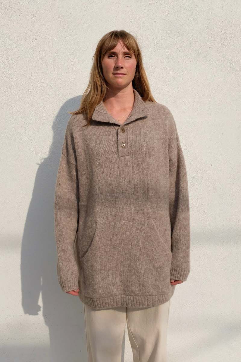 新品未使用】OHOTORO（オオトロ）Mixed Alpaca Knit - メルカリ