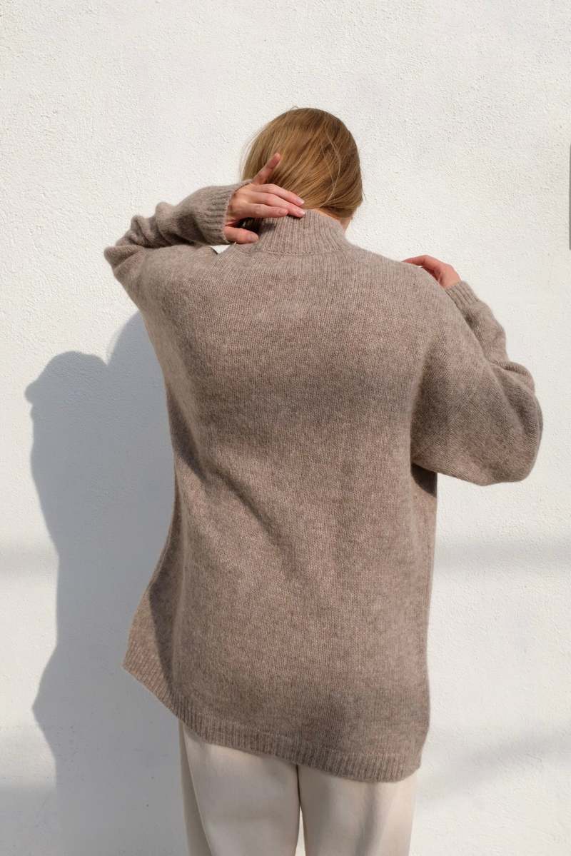 新品未使用】OHOTORO（オオトロ）Mixed Alpaca Knit - メルカリ