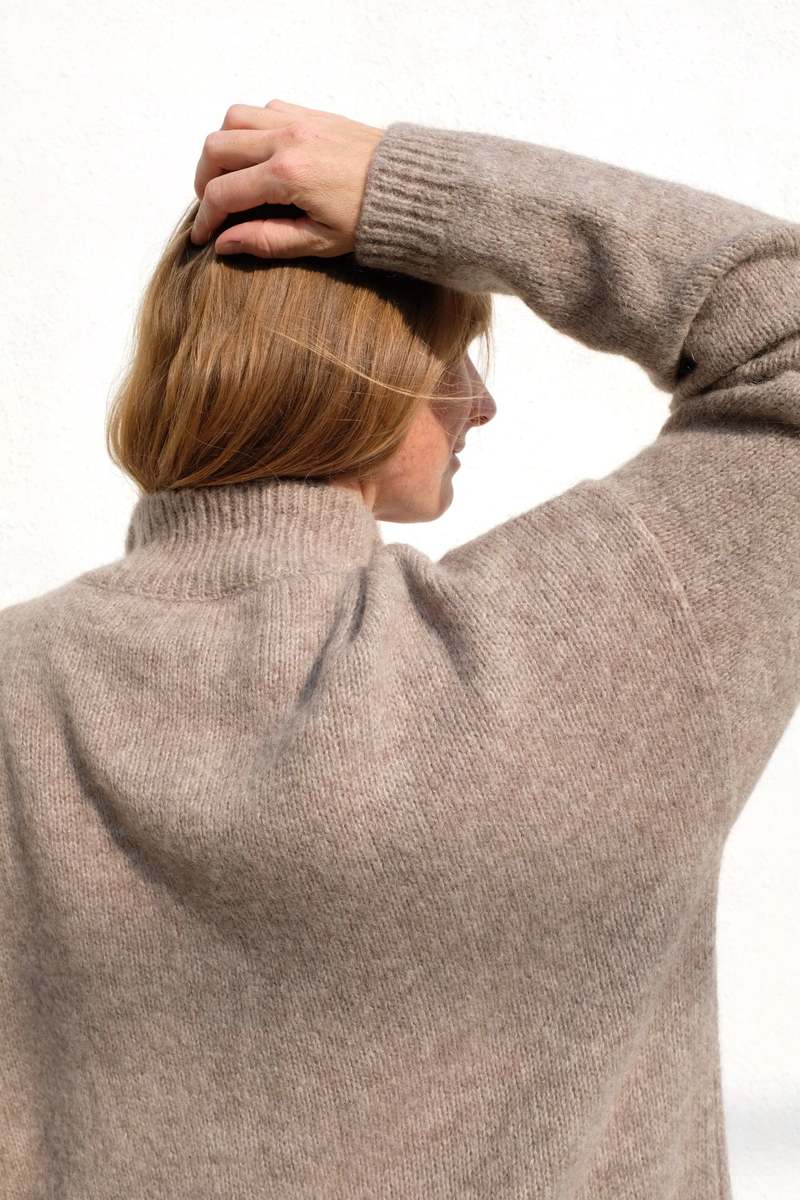新品未使用】OHOTORO（オオトロ）Mixed Alpaca Knit - メルカリ