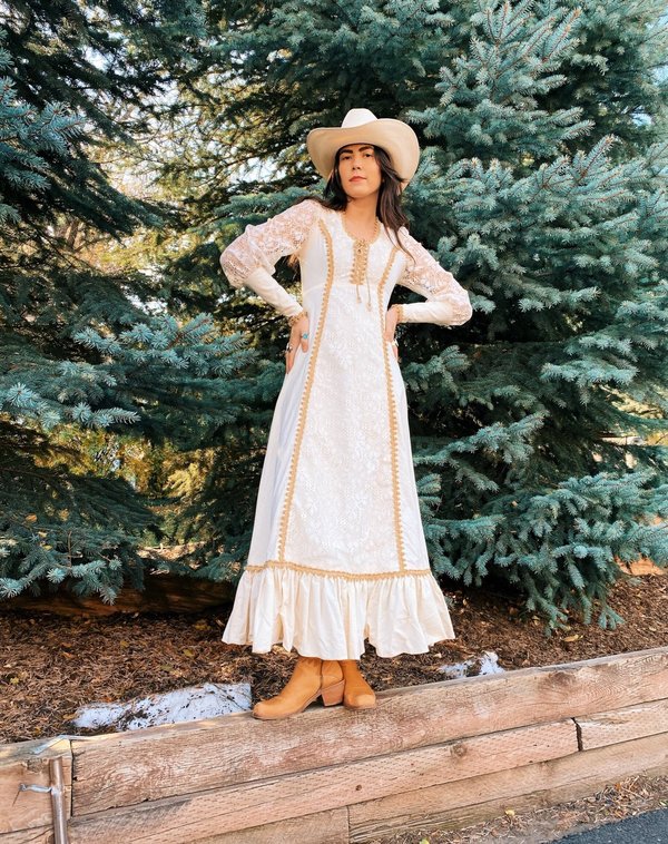 Vintage MILK MAIDEN GUNNE SAX DRESS | Garmentory